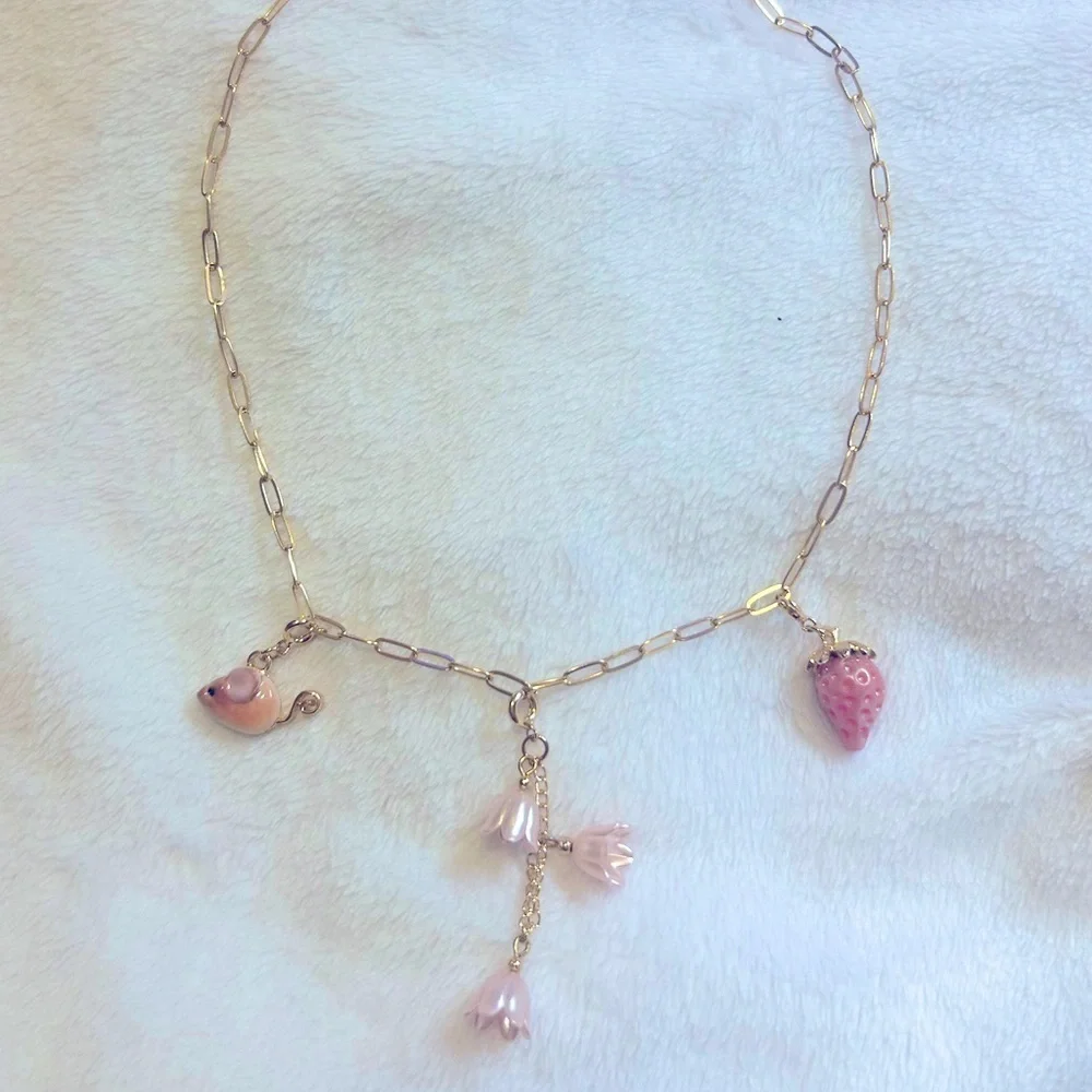 Charm Necklace Cottagecore - Picture 2 of 3
